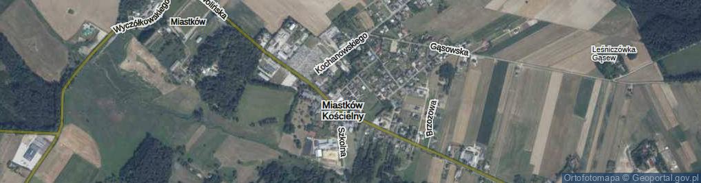 Zdjęcie satelitarne Krótka ul.